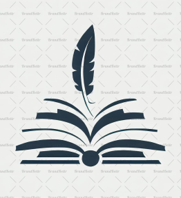 Offenes Buch und Feder